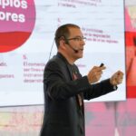 Ambassador and Executive Secretary of the Bolivarian Alliance for the Peoples of Our America – People's Trade Treaty (ALBA-TCP) Jorge Arreaza speaking at the World Social Alternative Conference on  Friday, April 19, 2024. Photo: X/@ALBATCP.