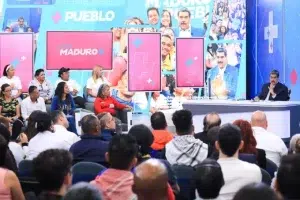 President Maduro speaks on television: Photo: Alba Ciudad.