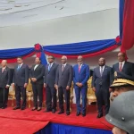 Swearing in ceremony of the Transitional Presidential Council of Haiti, held at the National Palace on April 25, 2024. Photo: LeNouvelliste.