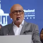 Head of the Venezuelan government delegation to the dialogues with the opposition, National Assembly Deputy Jorge Rodríguez. Photo: Wilmer Errades/File photo.