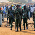 An undated picture of the Kenya Police doing patrols. Photo: Haïti Liberté/File photo.