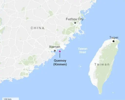 Green Berets are now permanently stationed on Quemoy, within sight of the Chinese mainland coast. Photo: Struggle La Lucha.