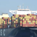 IRGC marine forces have reportedly seized "MSC Aries" container ship in the Strait of Hormuz. Photo: PressTV.