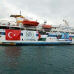 The Mavi Marmara taking part in the Freedom Flotilla to break the Gaza blockade. Photo: AFP.