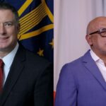 Venezuelan National Assembly President Jorge Rodríguez (right) and White House Senior Director of Western Hemisphere Affairs Daniel Erickson (left). Photo: TVP World.