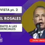 Poster for the Union Radio network interview with far-right opposition politician Manuel Rosales via Vladimir Villegas. Photo: Union Radio.