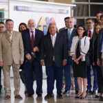 Venezuela's National Electoral Council authorities bid farewell to the United Nations delegation of electoral experts, who were in the country in preparation for the July 28 presidential elections. Photo: CNE.