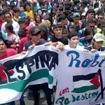 Venezuelan students marching in support of Palestine in Caracas, April 30, 2024. Photo: VTV.