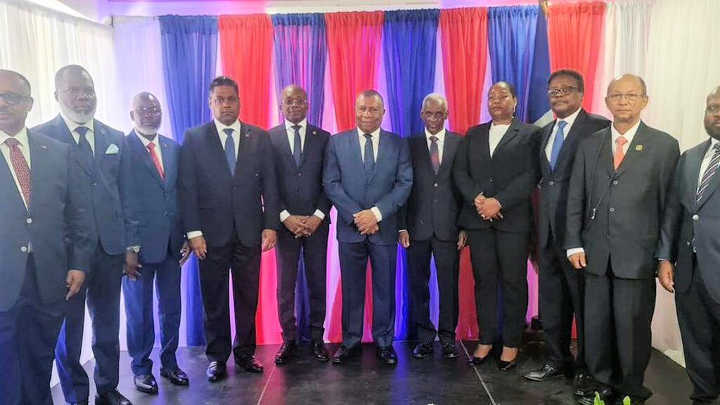 On Apr. 25, the Transitional Presidential Council (TPC) was sworn-in at the National Palace. It is a key pawn in the U.S. plan to pass the Global Fragility Act. Photo: BINUH.