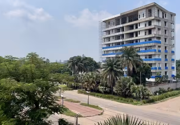 View of Kinshasa, the capital of the Democratic Republic of the Congo (DRC), photo taken with a mobile phone on May 19, 2024. Photo: Str/Xinhua.