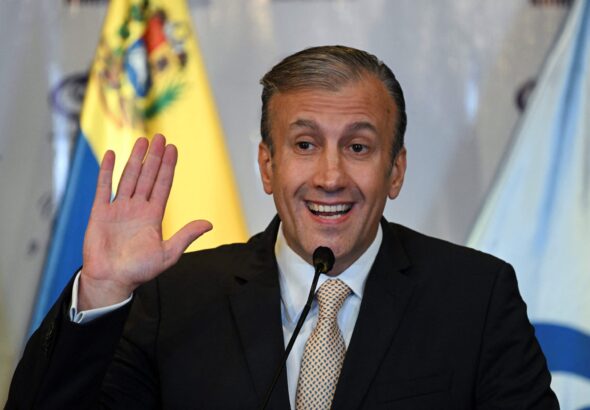 A frontal shot of Tareck El Aissami. Photo: Archive.