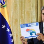 Venezuelan President Nicolás Maduro speaks during the presentation of the Organic Law for the Defense of Guayana Esequiba. Photo: Presidential Press/File photo.