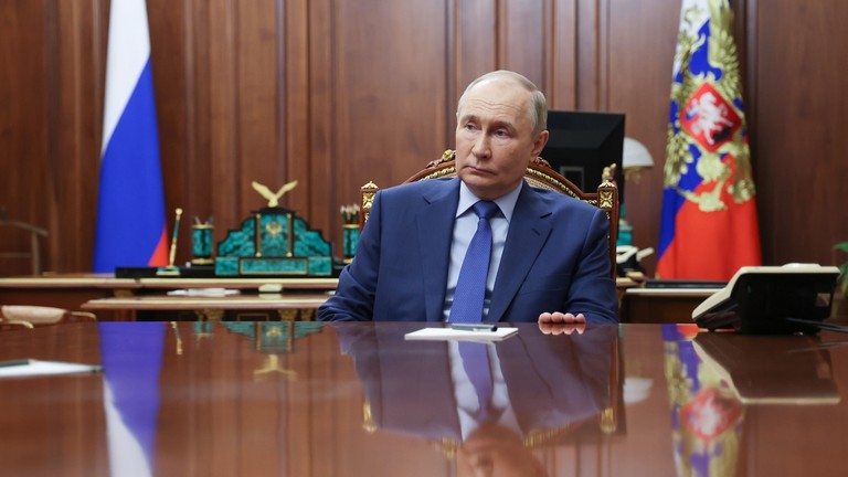 Russian President Vladimir Putin. Photo: Alexander Kazakov/Sputnik.