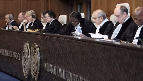 The International Court of Justice. Photo: FAIR/video capture.