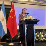 Argentinian Foreign Minister Diana Mondino in China. Photo: Ministry of Foreign Affairs of Argentina.