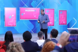 President Nicolás Maduro speaks on television. Photo: archive.