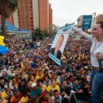 Far-right Venezuelan politician María Corina Machado in a campaign rally at Street 72nd in Maracaibo, Zulia state, on Tuesday, May 2, 2024. Photo: X/@ConVzlaComando.