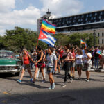 Cuban LGBT activists participate in an annual demonstration against homophobia and transphobia in Havana, Cuba May 11, 2019. Photo: REUTERS/Stringer.