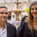 Venezuelan diplomat Alex Saab (left) and his wife Camilla Fabri Saab (right) in Venezuela. Photo: EFE.