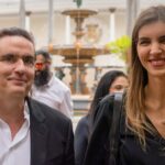 Venezuelan diplomat Alex Saab (left) and his wife Camilla Fabri Saab (right) in Venezuela. Photo: EFE.