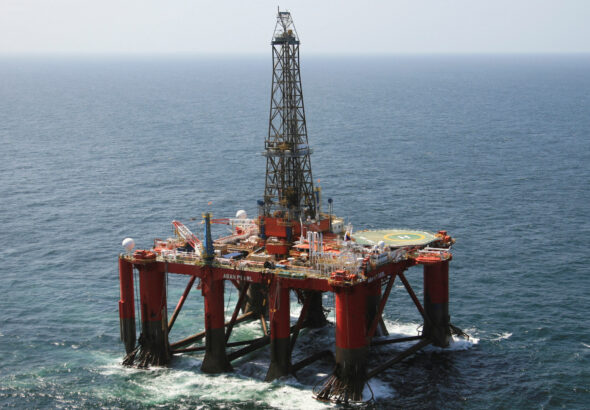 A view of the Aban Pearl gas rig in the Caribbean sea, along the Venezuelan coast. May 6, 2010. Photo: PDVSA.