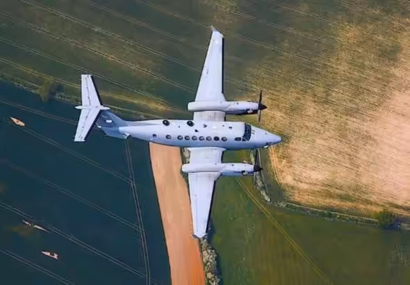 This file photo shows a British Shadow R1 spy plane in flight. Photo: Royal Air Force.