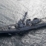 US guided-missile destroyer, USS Mason (DDG 87) in the Gulf of Oman. Photo: US Navy/file photo.