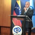 Venezuelan Attorney General Tarek William Saab speaks on the investigations regarding the PDVSA-Crypto corruption plot, May 2, 2024. Photo: X/@VTVcanal8.