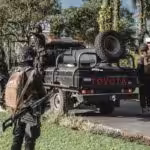 Soldiers of the Congolese Army on patrol in Goma, North Kivu province, eastern Democratic Republic of the Congo (DRC). Photo: Wang Guansen/Xinhua.Images.