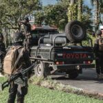 Soldiers of the Congolese Army on patrol in Goma, North Kivu province, eastern Democratic Republic of the Congo (DRC). Photo: Wang Guansen/Xinhua.Images.