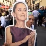 Supporters of Mexican presidential candidate Claudia Sheinbaum attend a rally in Mexico City on March 1, 2024. Photo: Alfredo Estrella/AFP.