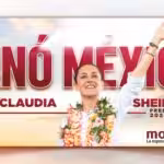 Electoral poster with a photo of Claudia Sheibaum at the center, reading "Mexico Won, Claudia Sheibaum, 2024-2030, MORENA." Photo: X/@PartidoMorenaMx.