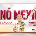 Electoral poster with a photo of Claudia Sheibaum at the center, reading "Mexico Won, Claudia Sheibaum, 2024-2030, MORENA." Photo: X/@PartidoMorenaMx.