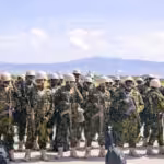 A battalion of 400 Kenyan cops arrived in Haiti on Jun. 25 to begin the Multinational Security Support Mission (MMSS), concocted and funded by Washington. Photo: Haïti Liberté.