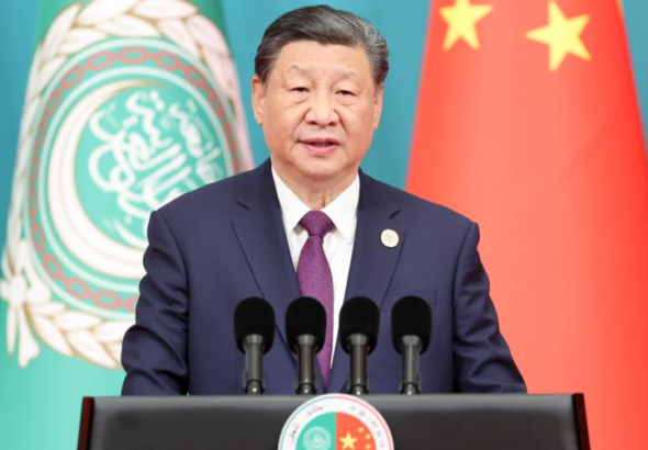 Chinese President Xi Jinping attends the opening ceremony of the 10th ministerial conference of the China-Arab States Cooperation Forum and delivers a keynote speech at the Diaoyutai State Guesthouse in Beijing, capital of China, May 30, 2024. Photo: Ding Haitao/Xinhua.