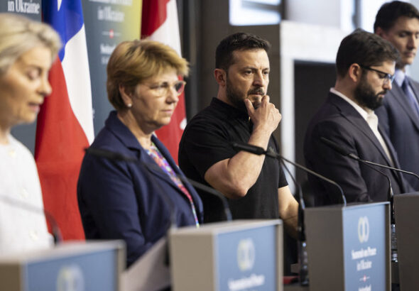Summit on Ukraine at the Burgenstock Resort Near Lucerne, June 16, 2024. Photo: Michael Buholzer/AFP.
