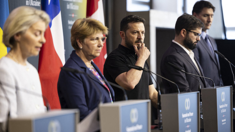 Summit on Ukraine at the Burgenstock Resort Near Lucerne, June 16, 2024. Photo: Michael Buholzer/AFP.