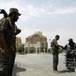 Members of the Kurdish police known as the Asayesh, northern Syrian city of al-Hasakah. Photo: AFP.