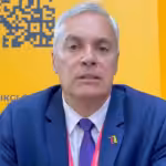 Venezuelan Tourism Minister Ali Padrón in an interview with the Russian media Sputnik. Photo: Sputnik.