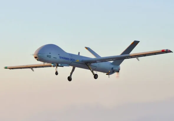 An Israeli Hermes 900 surveillance drone. Photo:: Elbit Systems.