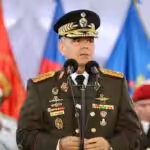 Venezuelan Defense Minister Vladimir Padrino during a ceremony in 2023. Photo: File photo.