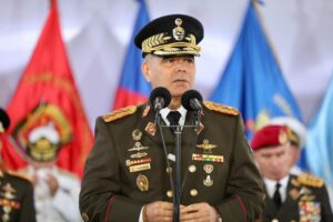 Venezuelan Defense Minister Vladimir Padrino during a ceremony in 2023. Photo: File photo.