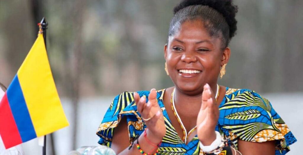 Colombian Vice President Francia Márquez at an official event in the Santander de Quilichao municipality, department of Cauca, Colombia. Photo: Vice Presidency of Colombia.