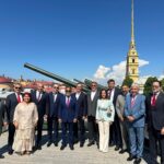 Venezuelan delegation at the St. Petersburg International Economic Forum 2024 (SPIEF24) in Russia on June 5, 2024. Photo: X/@AliEnesto32.