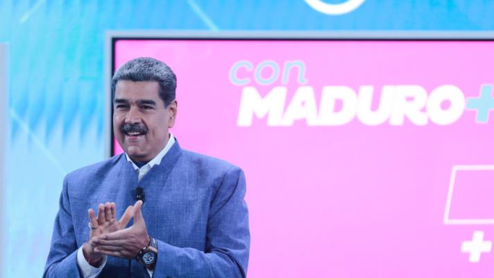 President Maduro addresses his audience on television. Photo: Misión Verdad.