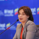 Minister of Science, Technology, Education and Health of Venezuela, Gabriela Jiménez. File photo.