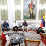 Venezuelan President Nicolas Maduro meeting opposition mayors from Barinas state at Miraflores Palace, Caracas, on June 16, 2024. Photo: Twitter