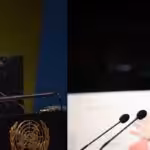 Venezuelan Permanent Representative to the UN Samuel Moncada (left) and US Republican Senator Marco Rubio (right). File photo.