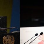 Venezuelan Permanent Representative to the UN Samuel Moncada (left) and US Republican Senator Marco Rubio (right). File photo.