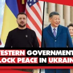(Left) US President Joe Biden and Ukrainian President Volodymyr Zelensky, and (right) Chinese President Xi Jinping and Brazilian President Lula da Silva. Photo composition: Geopolitical Economy.